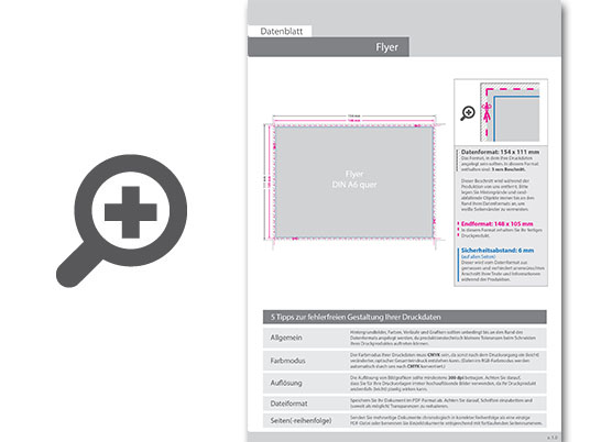 Product Bild hochglanz-uv-lack-flyer_din_a6_quer_(14_8_cm_x_10_5_cm)__beidseitig_bedruckt
