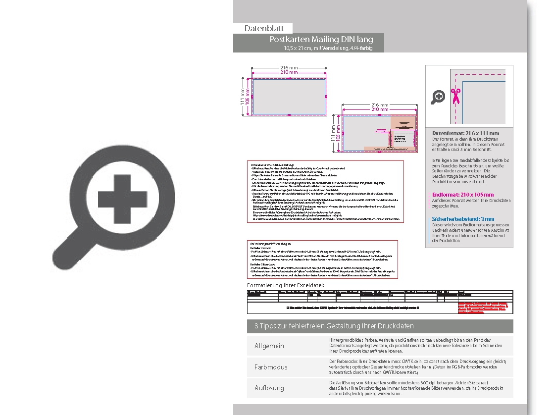 Product Bild postkarten-mailing_din_lang_quer_(21_0_cm_x_10_5_cm)_mit_partieller_uv-lack-veredelung
